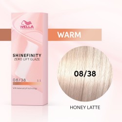 Wella Professionals Shinefinity Zero Lift Glaze 08/38 Honey Latte 60ml