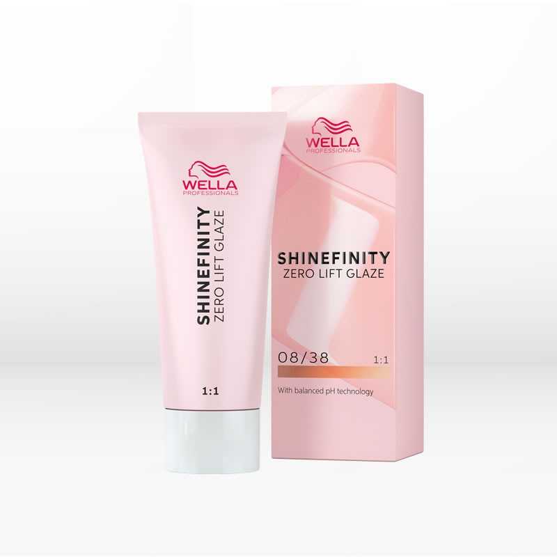 Wella Professionals Shinefinity Zero Lift Glaze 08/38 Honey Latte 60ml