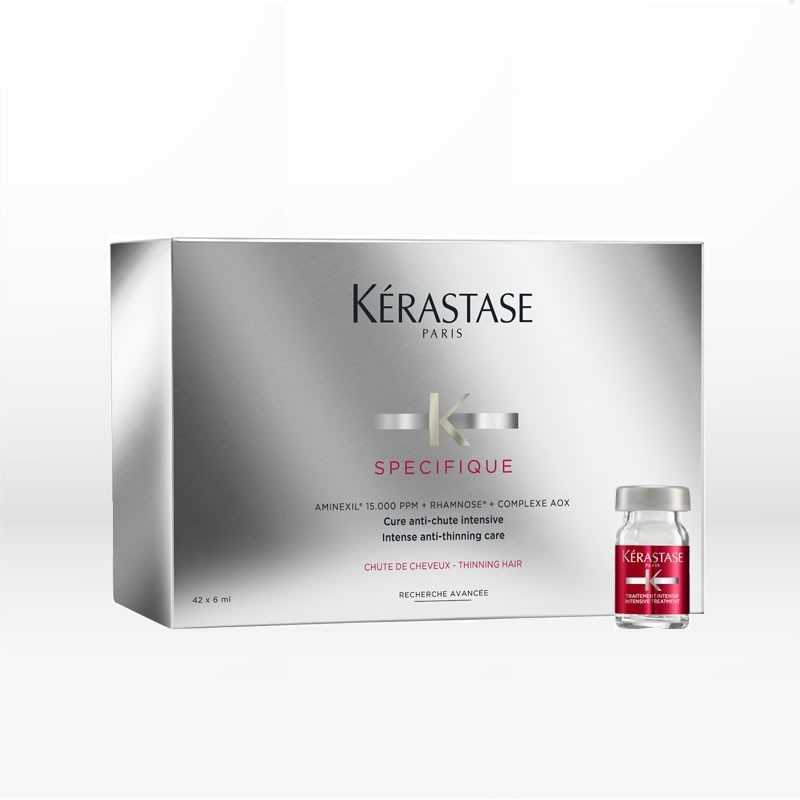 Kérastase Spécifique Aminexil Cure Anti Chute Intensive Θεραπεία Αραίωσης Μαλλιών 42x6ml