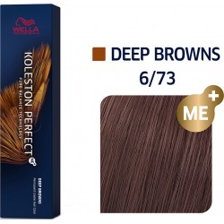 Wella Koleston Perfect Me+ Deep Browns 6/73 Ξανθό Σκούρο Καφέ Χρυσό 60ml