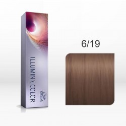 Wella Professionals Illumina Color 6/19 Ξανθό Σκούρο Σαντρέ Φυμέ 60ml