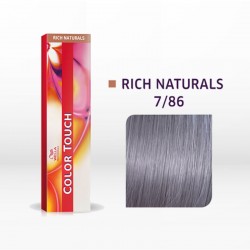 Wella Professionals Color Touch Rich Naturals 7/86 Μεσαίο Ξανθό Περλέ Βιολέ 60ml