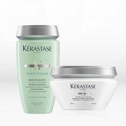 Kérastase Spécifique Set 1 (Σαμπουάν Divalent 250ml & Μάσκα 200ml) Δώρο Πετσέτα Μαλλιών