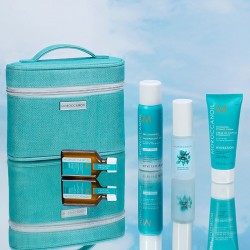 Moroccanoil Blonde Mediterranean Escape Travel Kit (Dry Shampoo 62ml, Hydrating Cream 75ml, Oil Light 25ml, Mist 30ml)