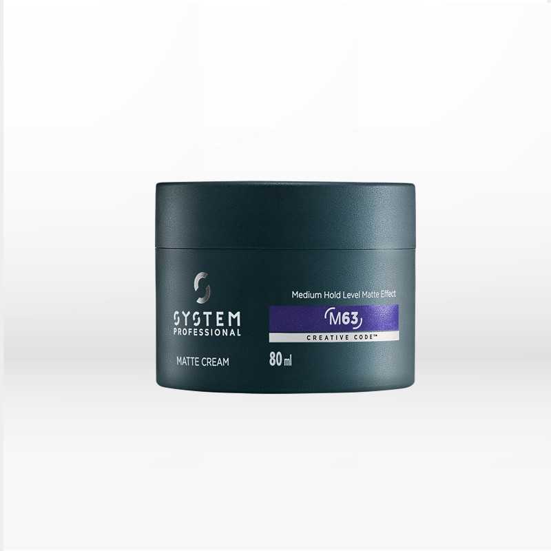 System Professional Man Creative Code M63 Matte Cream (medium hold) 80ml