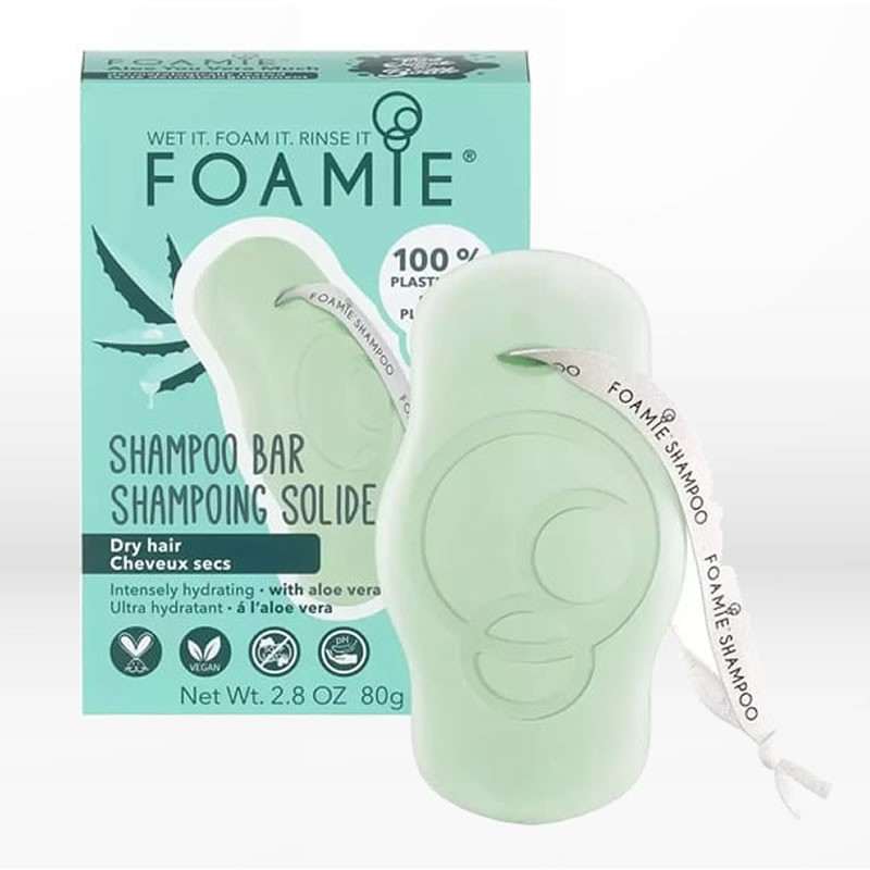 Foamie Shampoo Bar Aloe Vera for Dry 80gr