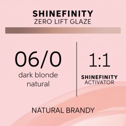 Wella Professionals Shinefinity Zero Lift Glaze 06/0 Natural Brandy 60ml