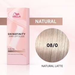 Wella Professionals Shinefinity Zero Lift Glaze 08/0 Natural Latte 60ml