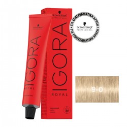 Schwarzkopf Professional Igora Royal 9-0 Ξανθό Πολύ Ανοιχτό Φυσικό 60ml