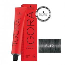 Schwarzkopf Professional Igora Royal 6-12 Ξανθό Σκούρο Σαντρέ Φυμέ 60ml