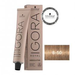 Schwarzkopf Professional Igora Royal Absolutes 8-50 Ξανθό Ανοιχτό Χρυσό Φυσικό 60ml