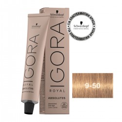 Schwarzkopf Professional Igora Royal Absolutes 9-50 Ξανθό Πολύ Ανοιχτό Χρυσό Φυσικό 60ml