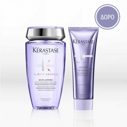 Kérastase Blond Absolu Set 2 (Bain Lumiere 250ml & Cicaflash Θεραπεία 250ml) Δώρο Πετσέτα Μαλλιών