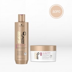 Schwarzkopf Professional BlondMe All Blondes Light Set (Shampoo 300ml, Mask 200ml) ΔΩΡΟ Shopping Bag