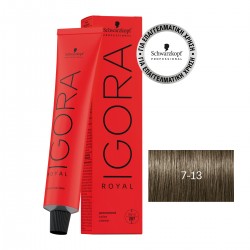 Schwarzkopf Professional Igora Royal Cools 7-13 Ξανθό Μεσσαίο Σαντρέ Ματ 60ml