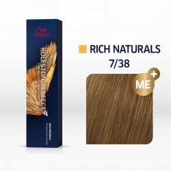 Wella Professionals Koleston Perfect Me+ Rich Naturals 7/38 Blonde Gold Perle 60ml